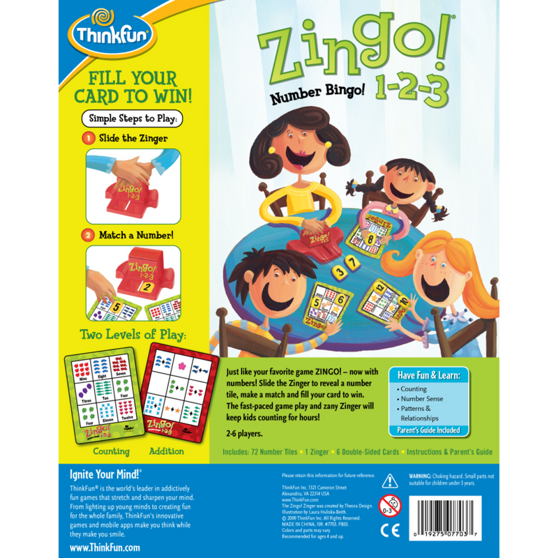 ThinkFun - Zingo! 1-2-3 Game