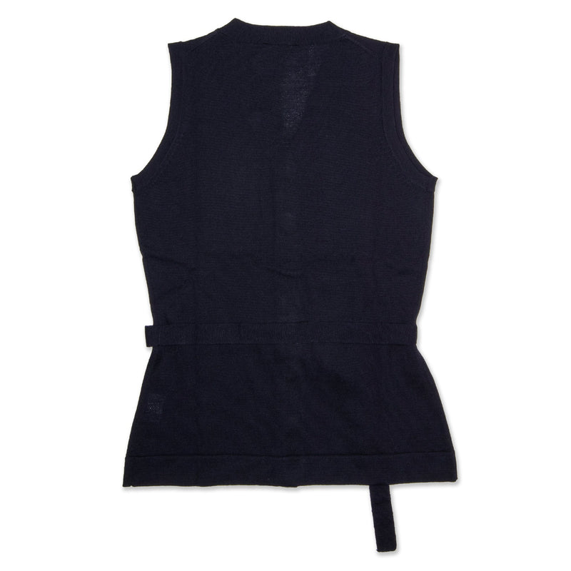 StyleCorp Black Knit V-Neck Button Vest - Black Workwear StyleCorp 