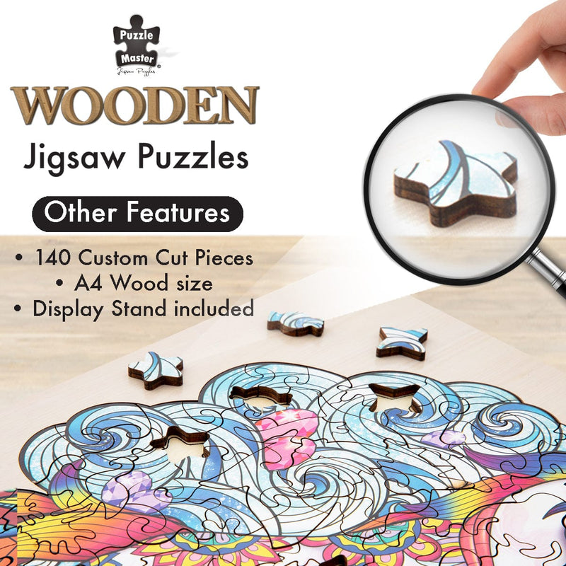 Wooden Puzzle Unicorn