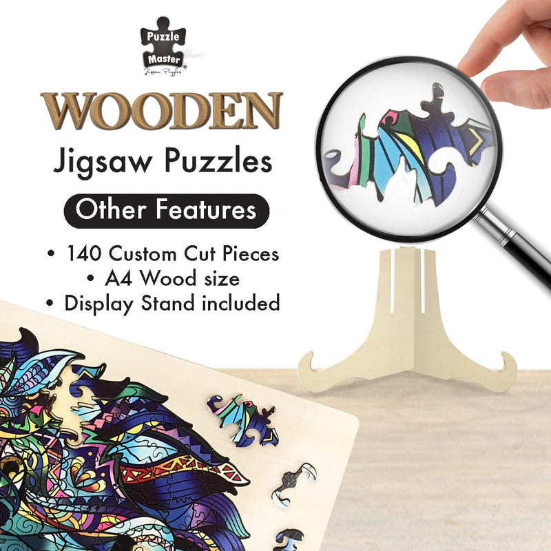Wooden Puzzle Wolf