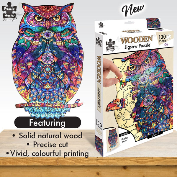 Wooden Puzzle Owl