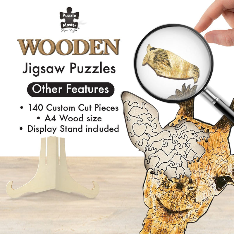 Wooden Puzzle Giraffe