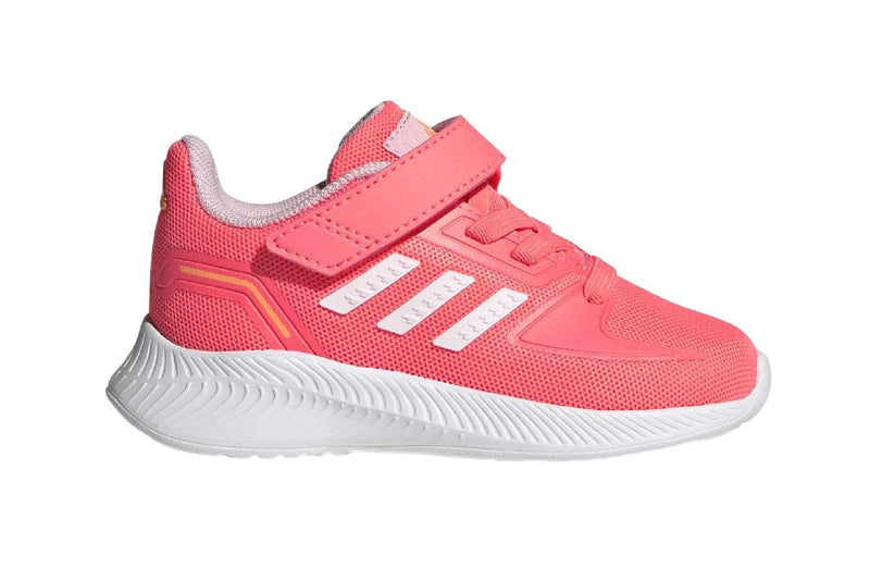 Adidas Girls' Runfalcon 2.0 Running Shoes (Acid Red/White/Clear Pink)