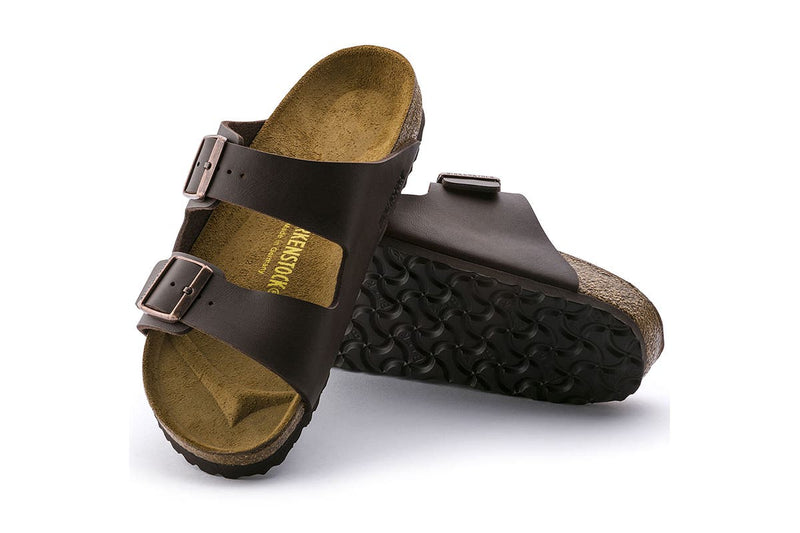 Birkenstock Arizona Birko-Flor Regular Fit Sandal (Dark Brown)