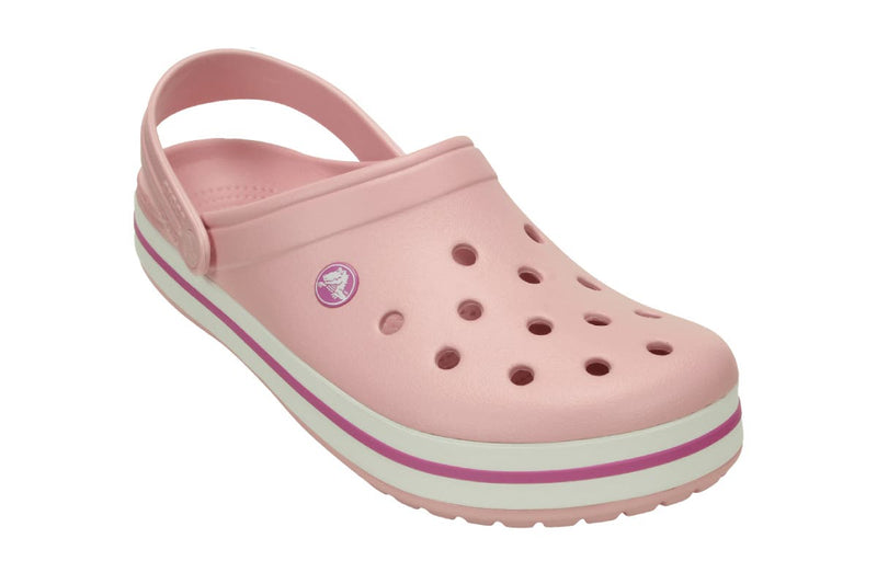Crocs Women's Crocband Clog Sandals (Pearl Pink/Wild Orchid)