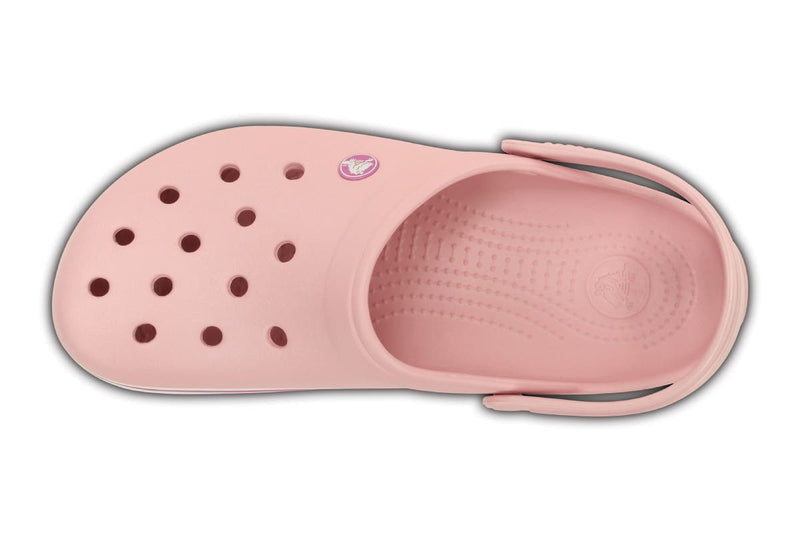 Crocs Women's Crocband Clog Sandals (Pearl Pink/Wild Orchid)