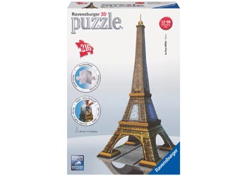 Ravensburger - Eiffel Tower 3D Puzzle 216 pieces